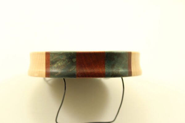 Stabilized Maple Burl/Maple/Bloodwood Crystal Pot Call - Image 3